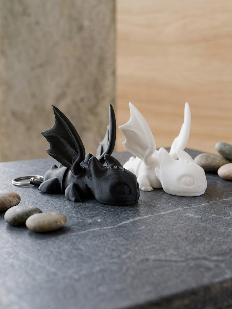 Dragon Couple Keychains