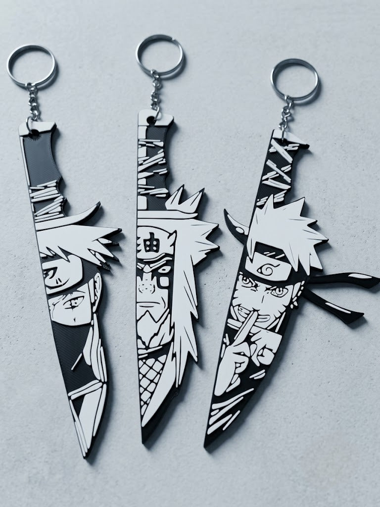Anime Kunai Keychain Collection | Naruto