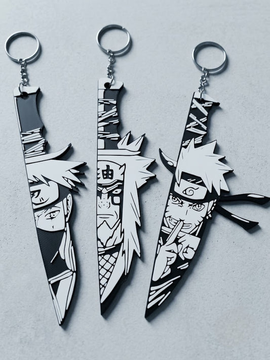 Anime Kunai Keychain Collection | Naruto